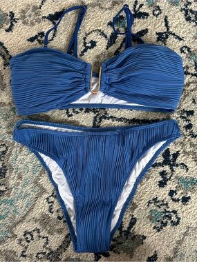 Two piece Blue bathing suit NWOT